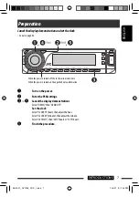 Предварительный просмотр 7 страницы JVC DVD/CD Receiver KD-DV7307 Instructions Manual