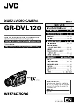 JVC DVL120U - MiniDV Digital CyberCam Video Camera Instructions Manual предпросмотр