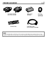 Предварительный просмотр 5 страницы JVC DVL120U - MiniDV Digital CyberCam Video Camera Instructions Manual