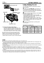 Предварительный просмотр 12 страницы JVC DVL120U - MiniDV Digital CyberCam Video Camera Instructions Manual