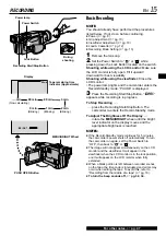 Предварительный просмотр 15 страницы JVC DVL120U - MiniDV Digital CyberCam Video Camera Instructions Manual