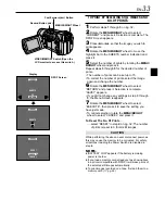 Предварительный просмотр 33 страницы JVC DVL720U - MiniDV Digital Camcorder Instructions Manual