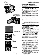 Предварительный просмотр 40 страницы JVC DVL720U - MiniDV Digital Camcorder Instructions Manual