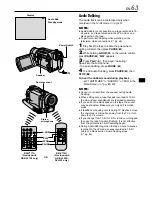 Предварительный просмотр 63 страницы JVC DVL720U - MiniDV Digital Camcorder Instructions Manual