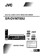 Предварительный просмотр 1 страницы JVC DVM700US - DVDr / HDDr Instructions Manual