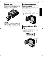 Предварительный просмотр 13 страницы JVC DVM96U - Camcorder - 1.0 Megapixel Instructions Manual