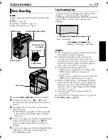 Предварительный просмотр 19 страницы JVC DVM96U - Camcorder - 1.0 Megapixel Instructions Manual