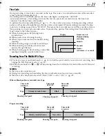 Предварительный просмотр 21 страницы JVC DVM96U - Camcorder - 1.0 Megapixel Instructions Manual