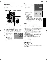 Предварительный просмотр 23 страницы JVC DVM96U - Camcorder - 1.0 Megapixel Instructions Manual