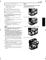 Предварительный просмотр 25 страницы JVC DVM96U - Camcorder - 1.0 Megapixel Instructions Manual