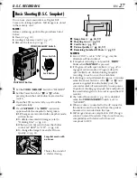 Предварительный просмотр 27 страницы JVC DVM96U - Camcorder - 1.0 Megapixel Instructions Manual