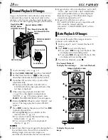 Предварительный просмотр 28 страницы JVC DVM96U - Camcorder - 1.0 Megapixel Instructions Manual