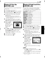 Предварительный просмотр 29 страницы JVC DVM96U - Camcorder - 1.0 Megapixel Instructions Manual