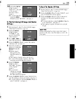 Предварительный просмотр 35 страницы JVC DVM96U - Camcorder - 1.0 Megapixel Instructions Manual