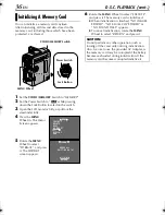 Предварительный просмотр 36 страницы JVC DVM96U - Camcorder - 1.0 Megapixel Instructions Manual