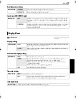 Предварительный просмотр 49 страницы JVC DVM96U - Camcorder - 1.0 Megapixel Instructions Manual