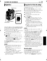 Предварительный просмотр 53 страницы JVC DVM96U - Camcorder - 1.0 Megapixel Instructions Manual