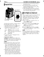 Предварительный просмотр 54 страницы JVC DVM96U - Camcorder - 1.0 Megapixel Instructions Manual