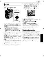 Предварительный просмотр 57 страницы JVC DVM96U - Camcorder - 1.0 Megapixel Instructions Manual