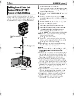 Предварительный просмотр 64 страницы JVC DVM96U - Camcorder - 1.0 Megapixel Instructions Manual