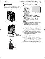 Предварительный просмотр 70 страницы JVC DVM96U - Camcorder - 1.0 Megapixel Instructions Manual