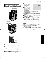 Предварительный просмотр 71 страницы JVC DVM96U - Camcorder - 1.0 Megapixel Instructions Manual