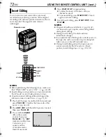 Предварительный просмотр 72 страницы JVC DVM96U - Camcorder - 1.0 Megapixel Instructions Manual