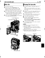 Предварительный просмотр 91 страницы JVC DVM96U - Camcorder - 1.0 Megapixel Instructions Manual