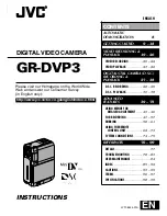 Предварительный просмотр 1 страницы JVC DVP3U - MiniDV Digital Camcorder Instructions Manual