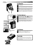 Предварительный просмотр 12 страницы JVC DVP3U - MiniDV Digital Camcorder Instructions Manual