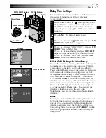 Предварительный просмотр 13 страницы JVC DVP3U - MiniDV Digital Camcorder Instructions Manual