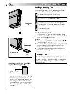 Предварительный просмотр 16 страницы JVC DVP3U - MiniDV Digital Camcorder Instructions Manual