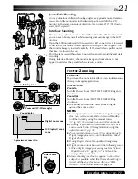 Предварительный просмотр 21 страницы JVC DVP3U - MiniDV Digital Camcorder Instructions Manual