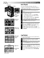 Предварительный просмотр 32 страницы JVC DVP3U - MiniDV Digital Camcorder Instructions Manual