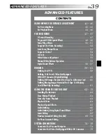 Предварительный просмотр 39 страницы JVC DVP3U - MiniDV Digital Camcorder Instructions Manual
