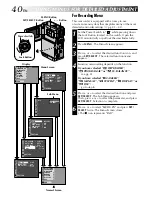 Предварительный просмотр 40 страницы JVC DVP3U - MiniDV Digital Camcorder Instructions Manual