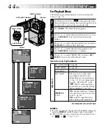 Предварительный просмотр 44 страницы JVC DVP3U - MiniDV Digital Camcorder Instructions Manual