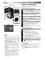 Предварительный просмотр 52 страницы JVC DVP3U - MiniDV Digital Camcorder Instructions Manual