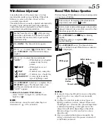 Предварительный просмотр 55 страницы JVC DVP3U - MiniDV Digital Camcorder Instructions Manual