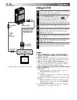 Предварительный просмотр 58 страницы JVC DVP3U - MiniDV Digital Camcorder Instructions Manual