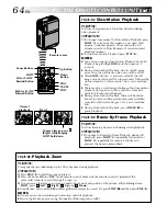 Предварительный просмотр 64 страницы JVC DVP3U - MiniDV Digital Camcorder Instructions Manual