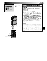 Предварительный просмотр 65 страницы JVC DVP3U - MiniDV Digital Camcorder Instructions Manual