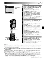 Предварительный просмотр 71 страницы JVC DVP3U - MiniDV Digital Camcorder Instructions Manual