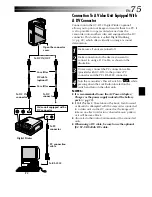 Предварительный просмотр 75 страницы JVC DVP3U - MiniDV Digital Camcorder Instructions Manual