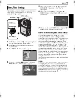 Предварительный просмотр 15 страницы JVC DVP7U - Digital Camcorder w/ 1.02 Megapixel CCD Instructions Manual