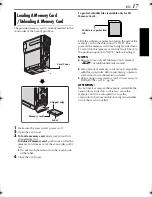 Предварительный просмотр 17 страницы JVC DVP7U - Digital Camcorder w/ 1.02 Megapixel CCD Instructions Manual