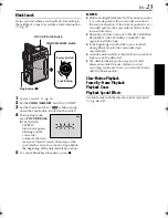 Предварительный просмотр 23 страницы JVC DVP7U - Digital Camcorder w/ 1.02 Megapixel CCD Instructions Manual