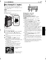 Предварительный просмотр 27 страницы JVC DVP7U - Digital Camcorder w/ 1.02 Megapixel CCD Instructions Manual