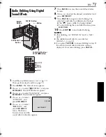 Предварительный просмотр 71 страницы JVC DVP7U - Digital Camcorder w/ 1.02 Megapixel CCD Instructions Manual