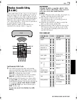 Предварительный просмотр 73 страницы JVC DVP7U - Digital Camcorder w/ 1.02 Megapixel CCD Instructions Manual